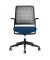 Nowy Styl Bürostuhl WITHME blau, schwarz Stoff