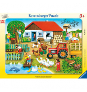 Ravensburger Rahmenpuzzle Was gehört wohin? Puzzle 15 Teile