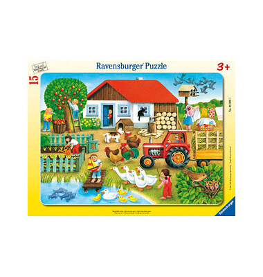 Ravensburger Rahmenpuzzle Was gehört wohin? Puzzle 15 Teile Ravensburger Rahmenpuzzle Was gehört wohin? Puzzle 15 Teile