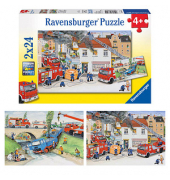 Ravensburger Bei der Feuerwehr Puzzle 2 x 24 Teile