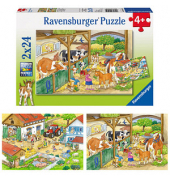 Ravensburger Fröhliches Landleben Puzzle 2x 24 Teile