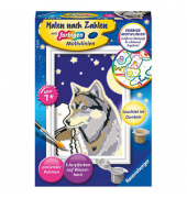 Ravensburger Malen-nach-Zahlen Wolfsportrait mehrfarbig