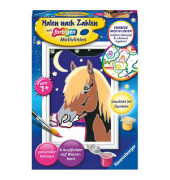 Malen-nach-Zahlen Treues Pferd mehrfarbig
