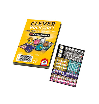 Schmidt Clever hoch Drei Challenge I Zusatzblock Spielblock