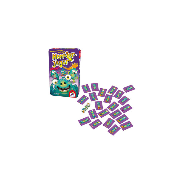 4001504514433 - MBS Monsterjäger in Metalldose Kartenspiel 4001504514433 Schmidt 4001504514433 - MBS Monsterjäger in Metalldose Kartenspiel 4001504514433 Schmidt