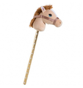 Steckenpferd mit brauner Mähne hellbraun