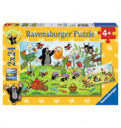 Der Maulwurf im Garten Puzzle 2 x 24 Teile