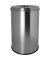 Papierkorb the guardian H2515800, mit Flammlöschkopf, 50 Liter, rund, silber edelstahl