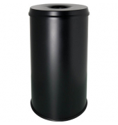 helit the guardian Papierkorb 50,0 l schwarz