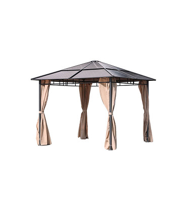 Garden Pleasure Pavillon Napa viereckig, anthrazit