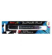 Dual Metallic Brush XGFH-DAX Brush-Pen schwarz