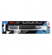 Dual Metallic Brush XGFH-DZX Brush-Pen silber