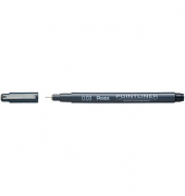 Fineliner Pointliner, S20P-03A, schwarz (Schreibfarbe: schwarz), 0,03mm