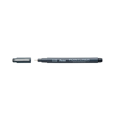 Pentel Pointliner Calligraphy S20P-C30A Fineliner schwarz 3,0 mm