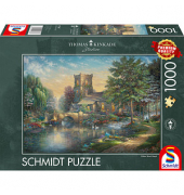 Schmidt Thomas Kinkade Willlow Wood Chapel Puzzle 1000 Teile