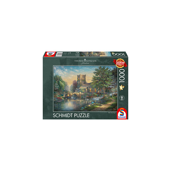4001504573676 - Thomas Kinkade Willlow Wood Chapel Puzzle 1000 Teile 4001504573676 Schmidt 4001504573676 - Thomas Kinkade Willlow Wood Chapel Puzzle 1000 Teile 4001504573676 Schmidt