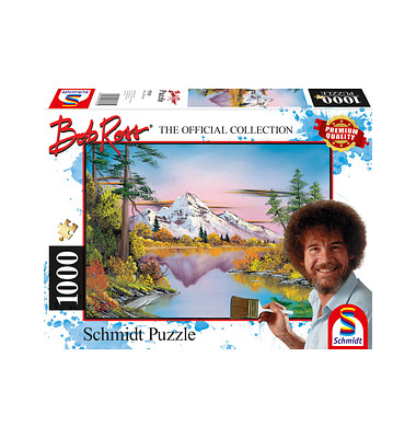 Schmidt Bob Ross Spiegelungen Puzzle 1000 Teile Schmidt Bob Ross Spiegelungen Puzzle 1000 Teile