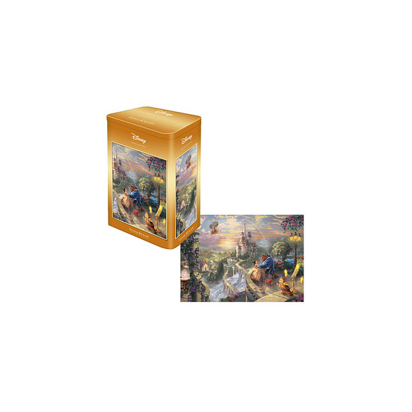 4001504599263 - Thomas Kinkade Studios Disney - Beauty and the Beast in der Nostalgie Metalldose Puzzle 4001504599263 - Thomas Kinkade Studios Disney - Beauty and the Beast in der Nostalgie Metalldose Puzzle