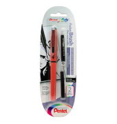 Pentel Pocket Brush Pen and refills XGFKPFFP10 Brush-Pen schwarz