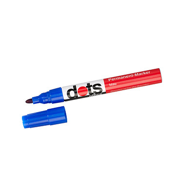 dots Permanentmarker blau 1,5 - 3,0 mm