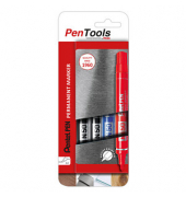 Permanentmarker PenTools N50-PRO4ABCEU, N50-PRO4ABCEU, Pack, 3-farbig sortiert, 3mm Rundspitze