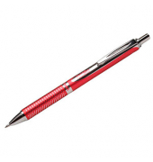 Pentel EnerGel BL407 Gelschreiber rotsilber 0,35 mm, Schreibfarbe: schwarz