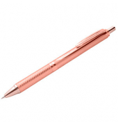 Pentel EnerGel BL407 Gelschreiber rosegoldsilber 0,35 mm, Schreibfarbe: schwarz