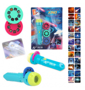 Monster Cars Spacefun mit Bildeffekten Taschenlampe blau