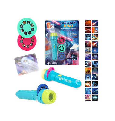 DEPESCHE Monster Cars Spacefun mit Bildeffekten Taschenlampe blau