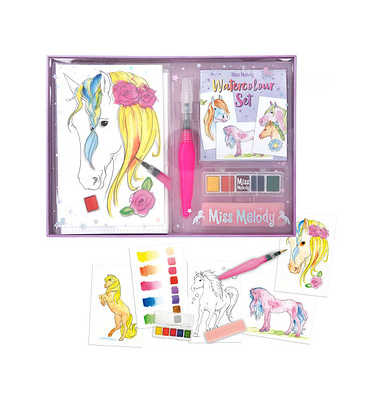 DEPESCHE Miss Melody Pferde Aquarellfarben farbsortiert