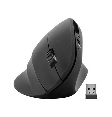 speedlink PIAVO Maus ergonomisch kabellos schwarz