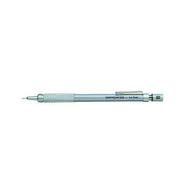 Druckbleistift Graphgear 500 PG51, PG515-A, silber, 0,5mm, HB