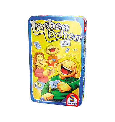 Schmidt MBS Lachen Lachen in Metalldose Kartenspiel Schmidt MBS Lachen Lachen in Metalldose Kartenspiel
