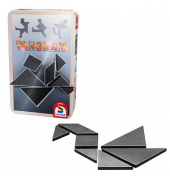 Schmidt MBS Tangram in Metalldose Geschicklichkeitsspiel