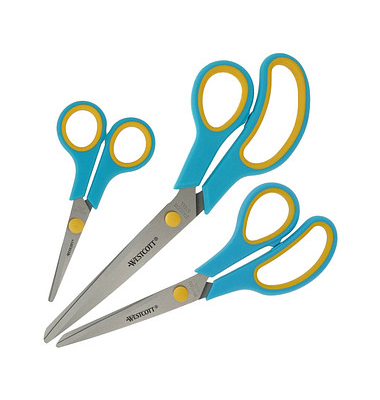 WESTCOTT Papierscheren-Set Easy Grip