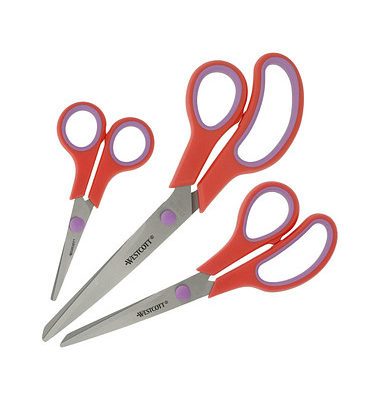 WESTCOTT Papierscheren-Set Easy Grip
