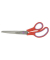 Scheren-Set Easy Grip, Edelstahl, rostfrei, 13/21/25cm, korallenrot/cassis
