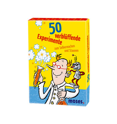 moses Experimentierkasten 50 verblüffende Experimente mehrfarbig