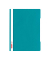 Schnellhefter Quality 50016204, A4, türkis, Polypropylen (PP), Vorderdeckel transparent