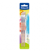 Pelikan 613F Pinsel-Set Größe 4, 6, 8, 3-teilig