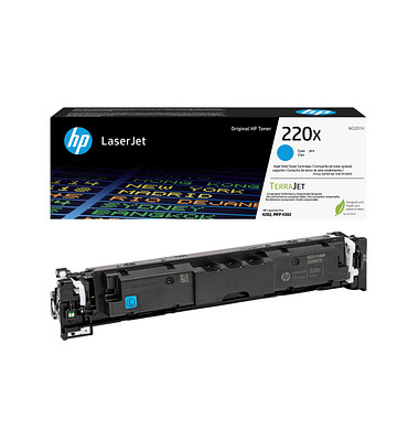 HP 220X cyan (W2201X) Tonerkartusche