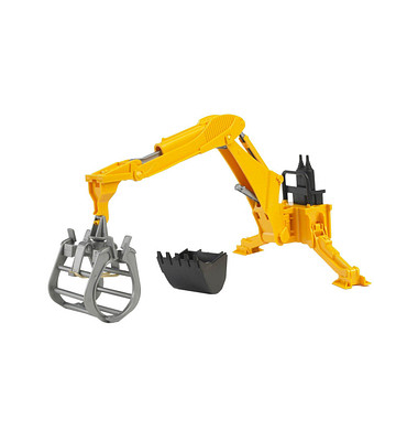bruder Heckbagger mit Greifer 2338 Spielzeugauto bruder Heckbagger mit Greifer 2338 Spielzeugauto