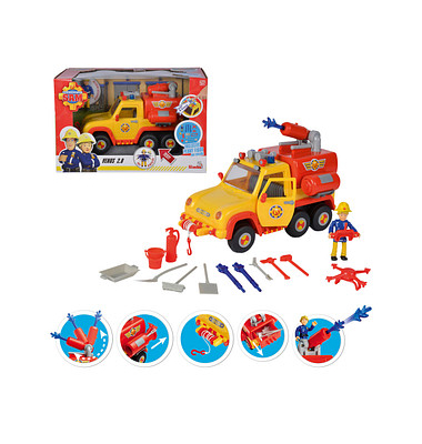 Simba Feuerwehrmann Sam Feuerwehrauto Venus 2.0 mit Figur 109251094 Spielzeugauto