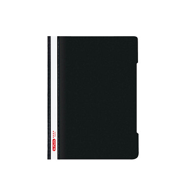 Schnellhefter Quality 11317096, A4, schwarz, Polypropylen (PP), Vorderdeckel transparent Schnellhefter Quality 11317096, A4, schwarz, Polypropylen (PP), Vorderdeckel transparent