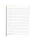 Collegeblock 100110259437087 / liniert, A4, 70g, 