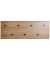 HAKU Möbel Wandgarderobe 37142 eiche Holz 7 Haken 80,0 x 30,0 cm