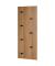 HAKU Möbel Wandgarderobe 37142 eiche Holz 7 Haken 80,0 x 30,0 cm