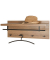 HAKU Möbel Wandgarderobe 37144 eiche Holz 4 Haken 75,0 x 30,0 cm