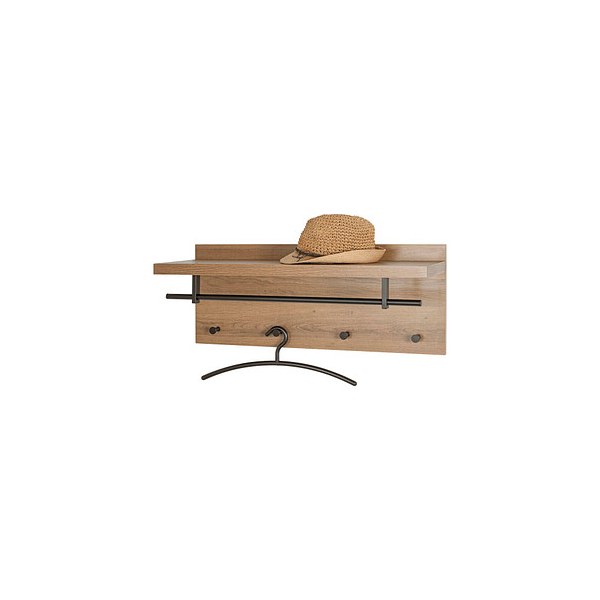 4001070371447 - Wandgarderobe 37144 eiche Holz 4 Haken 750 x 300 cm 4001070371447 HAKU Möbel 4001070371447 - Wandgarderobe 37144 eiche Holz 4 Haken 750 x 300 cm 4001070371447 HAKU Möbel