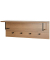 HAKU Möbel Wandgarderobe 37147 eiche Holz 4 Haken 80,0 x 30,0 cm